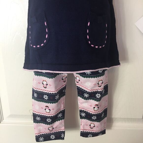 Blueberries Boulevard Penguin Tunic & Leggings 18M - Picture 3 of 6